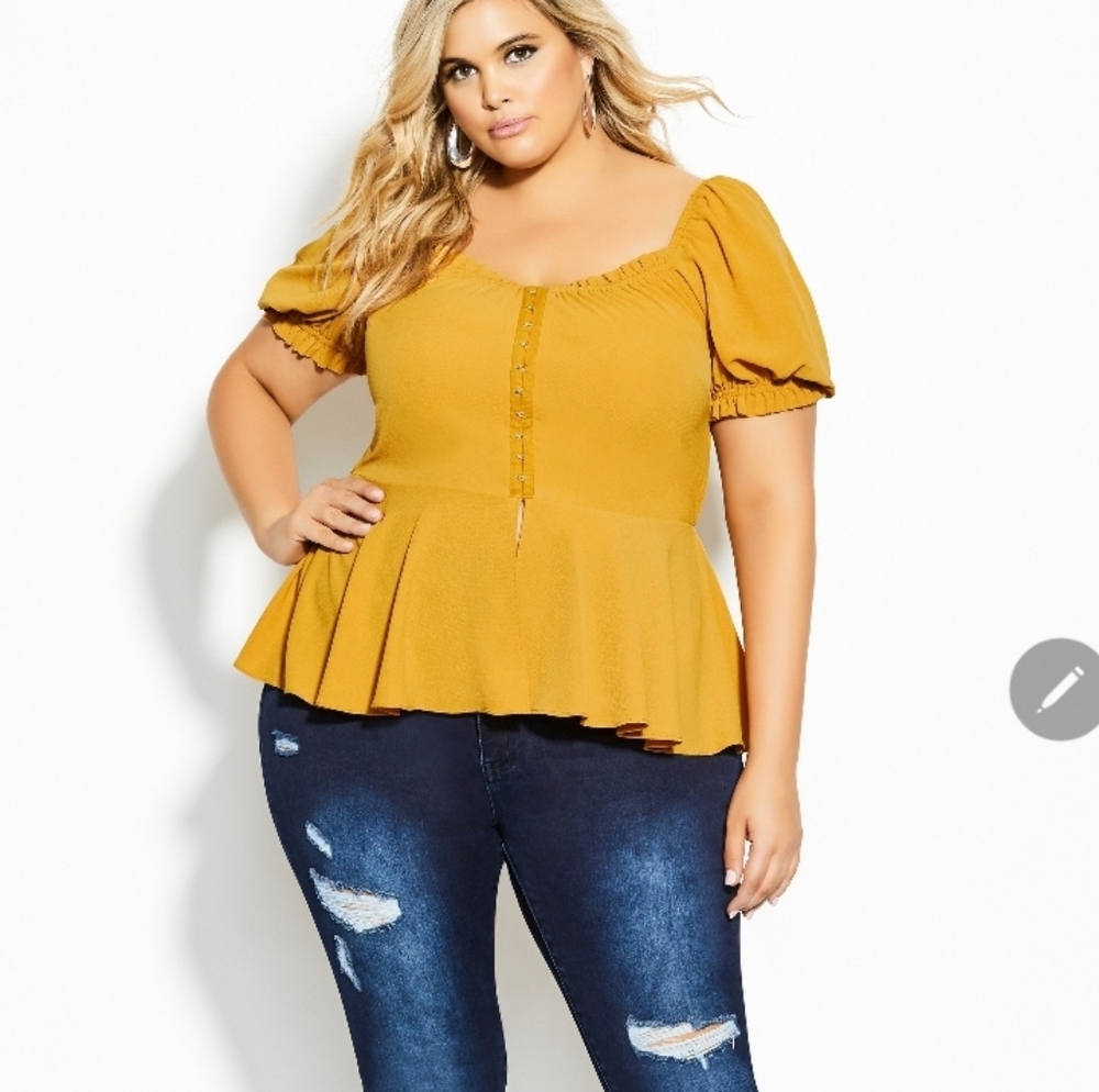 City chic top